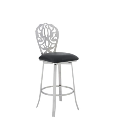 Armen Living Cherie Counter Stool In Black