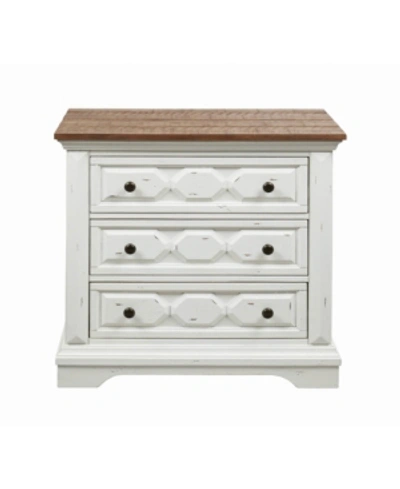 Shop Coaster Home Furnishings Celeste 3-drawer Nightstand In White