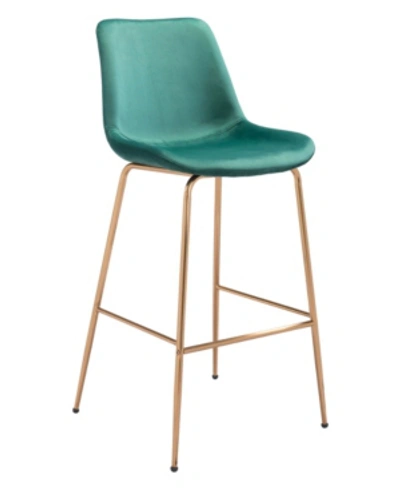 Shop Zuo Tony Bar Chair In Green