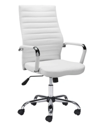 Zuo Primero Office Chair In White