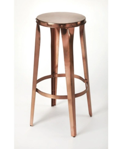 Shop Butler Specialty Butler Ulrich Copper Bar Stool In Rust