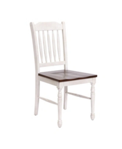 Shop Abbyson Living Harper Dining Chair, Set Of 2 In White