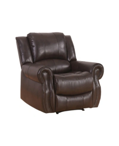 Shop Abbyson Living Amelia Recliner In Brown