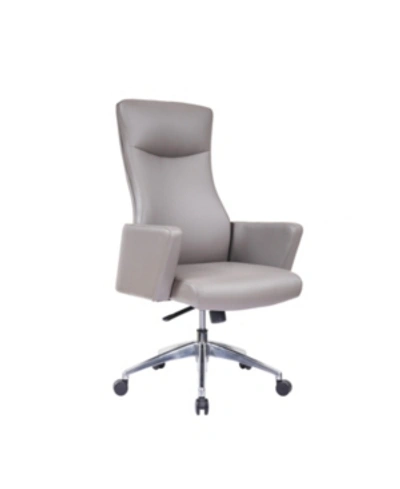 Rta Products Techni Mobili High Back Executive Office Chair In Grey