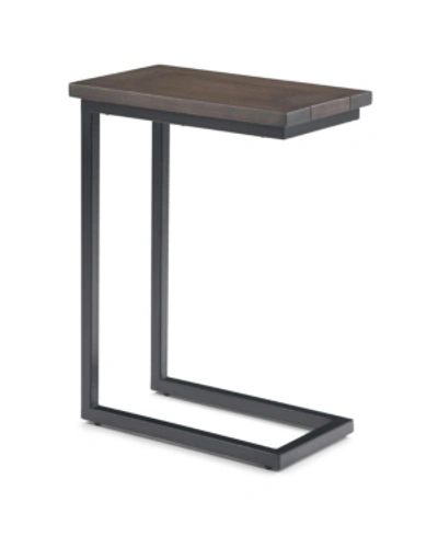 Shop Simpli Home Skyler C Side Table In Chocolate