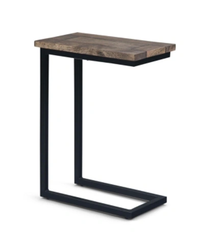 Simpli Home Skyler C Side Table In Brown