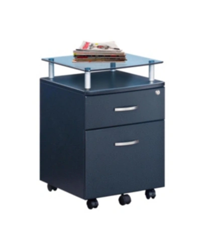 Shop Rta Products Techni Mobili Rolling File Cabinet In Grey