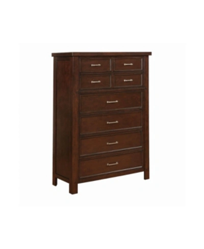 Shop Coaster Home Furnishings Barstow 8-drawer Chest In Brown