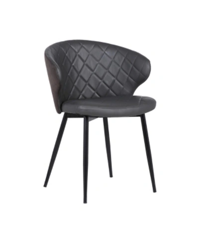 Armen Living Ava Dining Chair In Grey