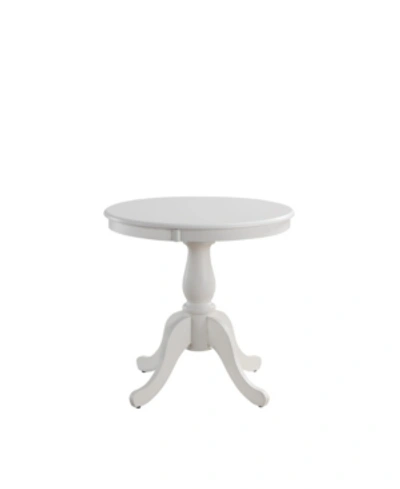 Shop Carolina Classics Natalie Round Pedestal Dining Table In White