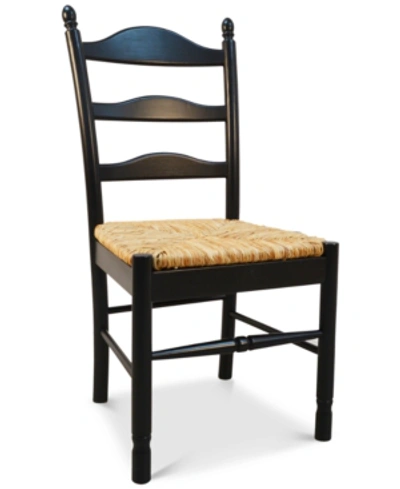 Shop Carolina Classics Closeout! Fabian Dining Chair In Antique Black