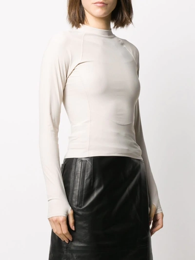Ambush Rear Zip Fastening Top In Neutrals