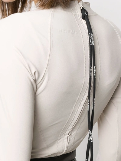 Ambush Rear Zip Fastening Top In Neutrals