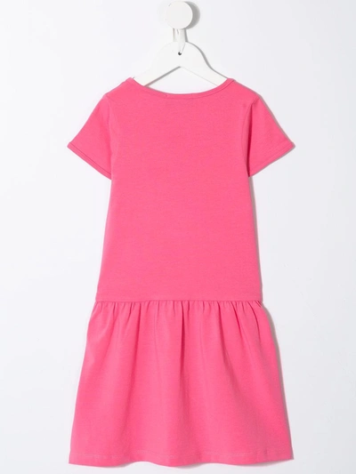 Shop Aigner Embellished T-shirt Dress In Pink
