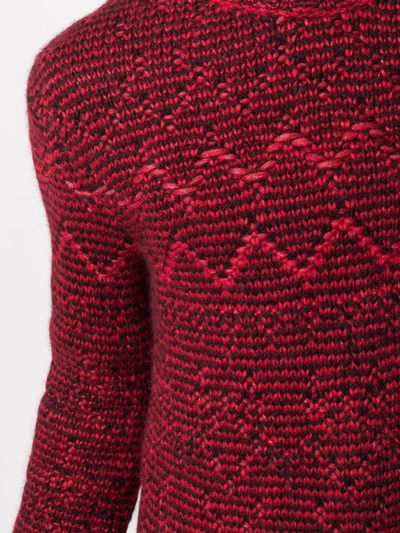 Shop Stella Mccartney Crew Neck Jumper In Red