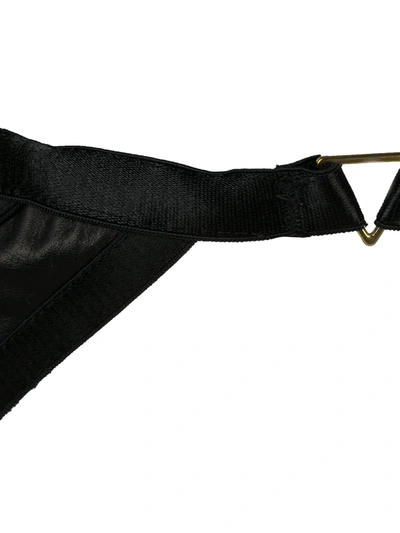 Shop Something Wicked Mia Semi-sheer Suspenders In Black
