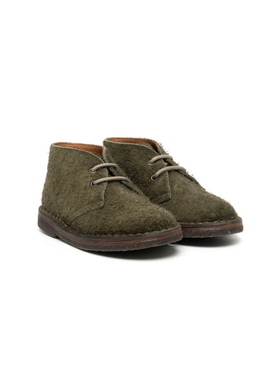 Shop Pèpè Classic Desert Boots In Green