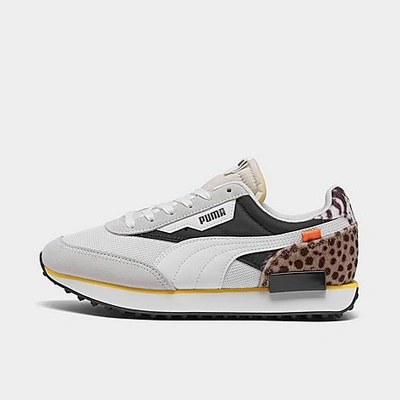 Puma Future Rider Sneakers In White And Animal Print | ModeSens