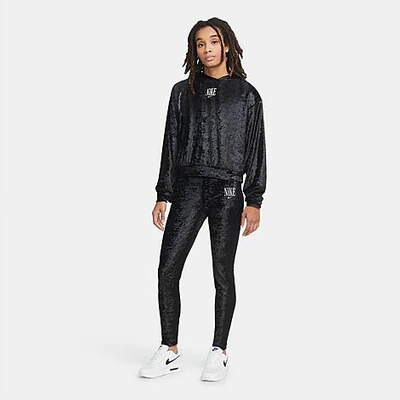 Nike Women's Sportswear Femme Velvet Leggings In Black | ModeSens