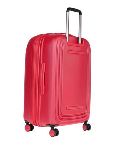 Shop Mandarina Duck Wheeled Luggage In Red
