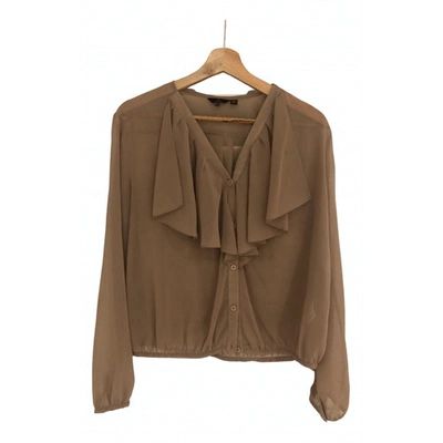 Pre-owned Mulberry Camel  Top