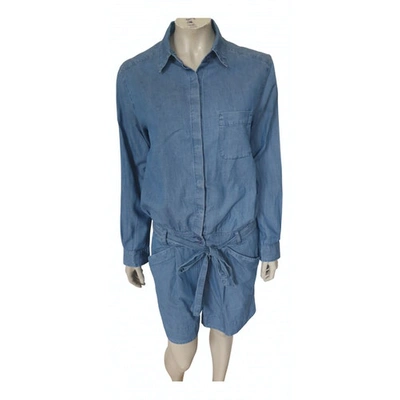 Pre-owned Claudie Pierlot Spring Summer 2019 Blue Cotton Jumpsuit