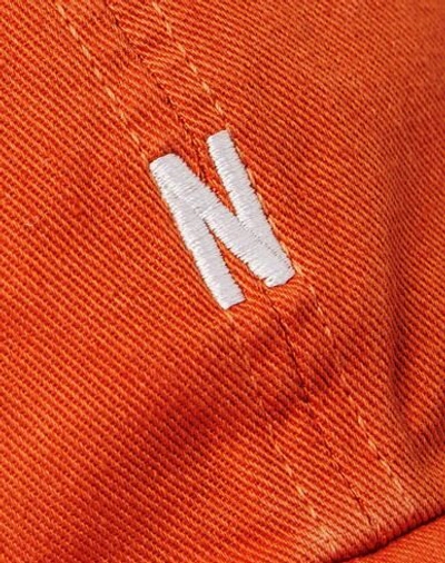 Shop Norse Projects Hat In Orange