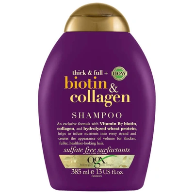 Shop Ogx Thick & Full+ Biotin & Collagen Shampoo 385ml