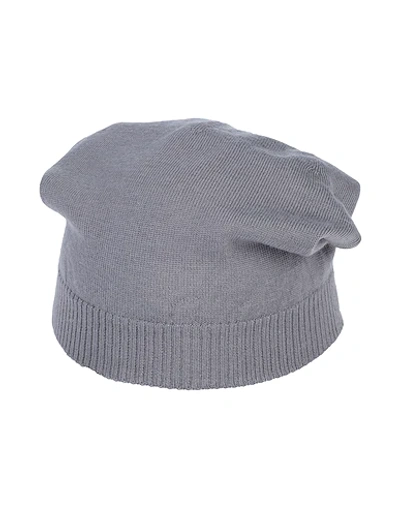 Shop Rick Owens Hat In Grey