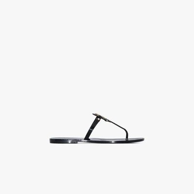 Tory Burch Mini Miller Jelly Thong Sandals In Black