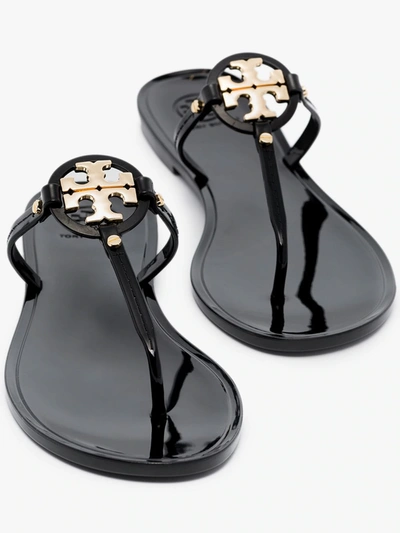 Tory Burch Mini Miller Jelly Thong Sandals In Black
