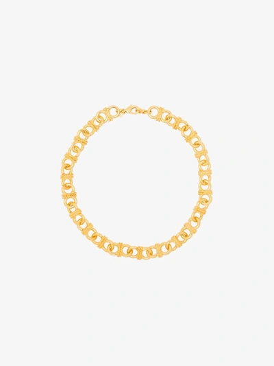 Shop Kenneth Jay Lane Gold Tone Infinity Link Necklace