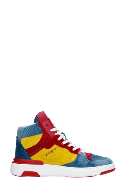 Shop Givenchy Sneakers In Multicolor Velvet