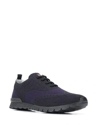 Shop Kiton Sneakers In Blu