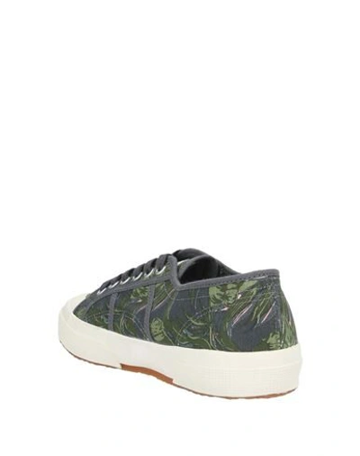 Shop Superga Man Sneakers Military Green Size 7.5 Textile Fibers