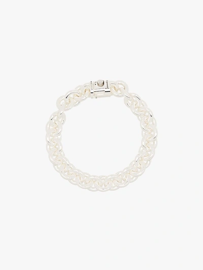 Le Gramme Sterling Silver Le 65g Entrelacs Polished Bracelet In Silver