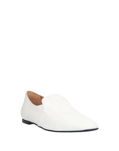 Shop The Row Loafers In Ivory