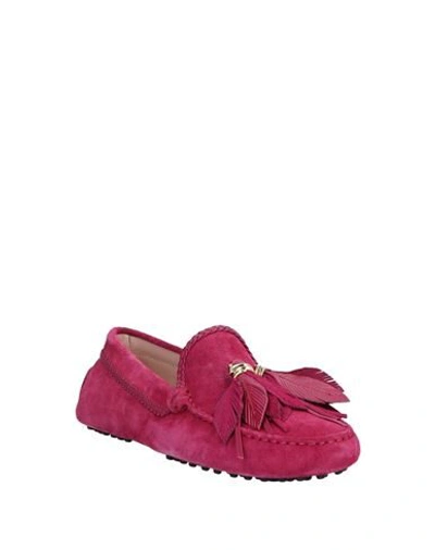 Tod's Loafers In Red