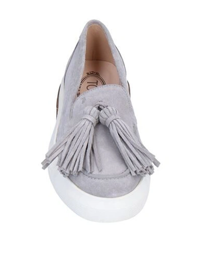 Tod's Loafers In Grey