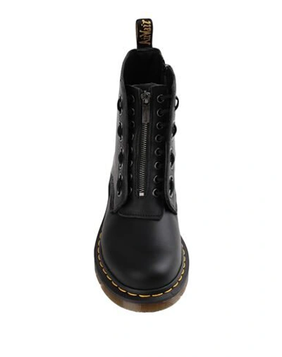 Dr. Martens 1460 Women's Smooth Leather Lace Up Boots In Black