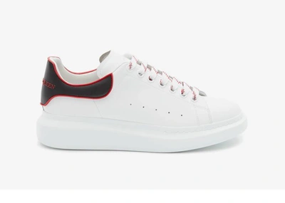 Pre-owned Alexander Mcqueen  Oversized White Black Red Outline In White/black/red