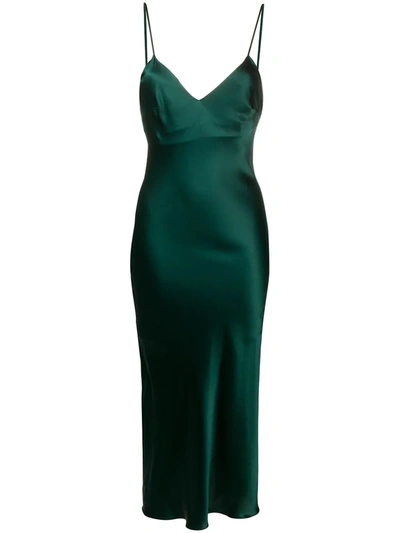 Shop Gilda & Pearl Sophia Midi Slip In Green