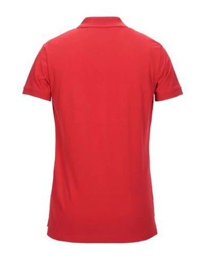 Shop Diesel Polo Shirts In Red