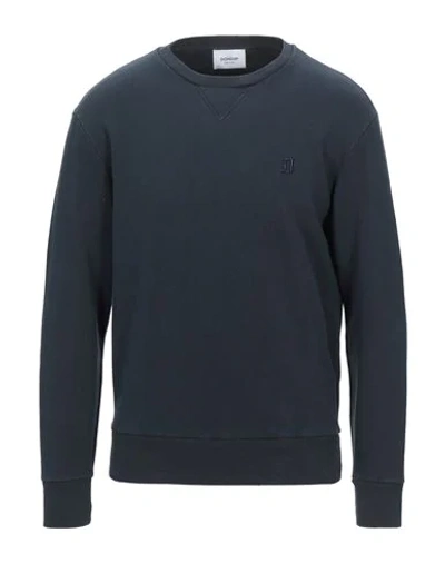 Shop Dondup Sweatshirts In Dark Blue