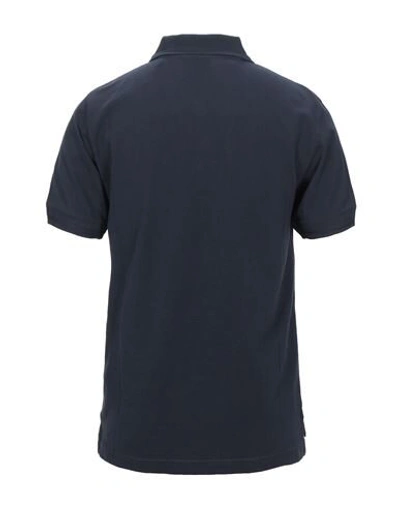 Shop Belstaff Polo Shirts In Dark Blue