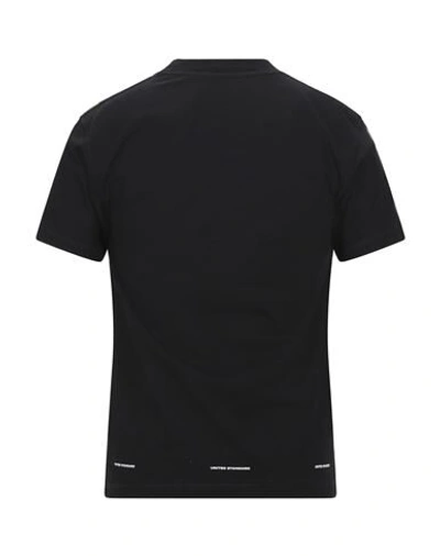 Shop United Standard Man T-shirt Black Size S Cotton