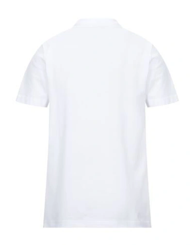 Shop Alessandro Dell'acqua Polo Shirts In White