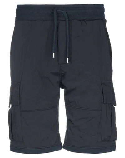 Shop Dondup Shorts & Bermuda In Dark Blue