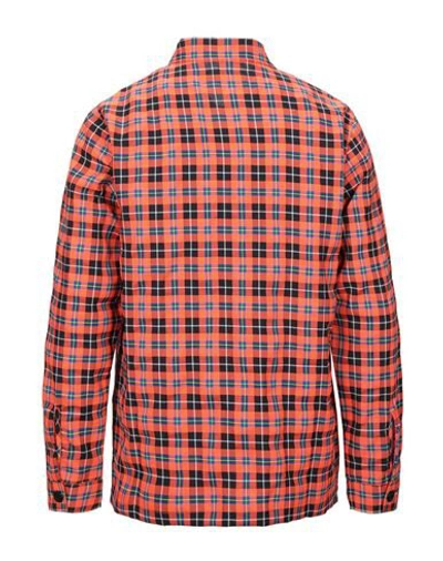 Shop Department 5 Man Shirt Red Size L Polyester, Cotton
