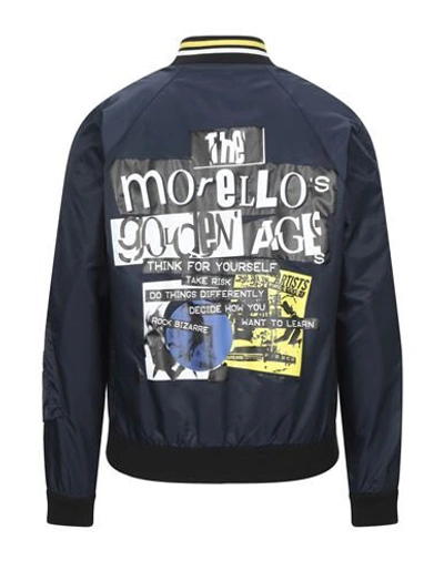 Shop Frankie Morello Jackets In Dark Blue